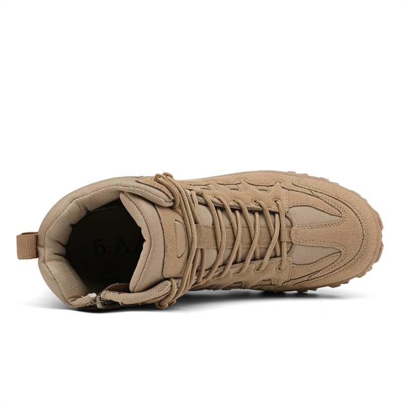 (🎁Free Socks Giveaway🧦) WEARRESIS®️ Men Ankle Support Waterproof Non-Slip Hiking Boots Anti-Puncture Anti-Sprain Work Boots