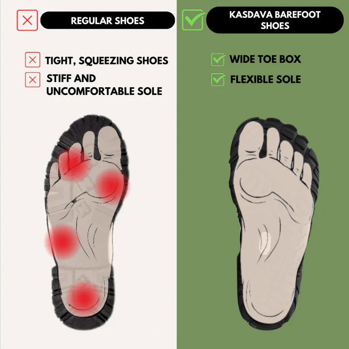 Kasdava - Non-slip & Carbon Fiber Waterproof Winter Barefoot Shoes (Unisex)