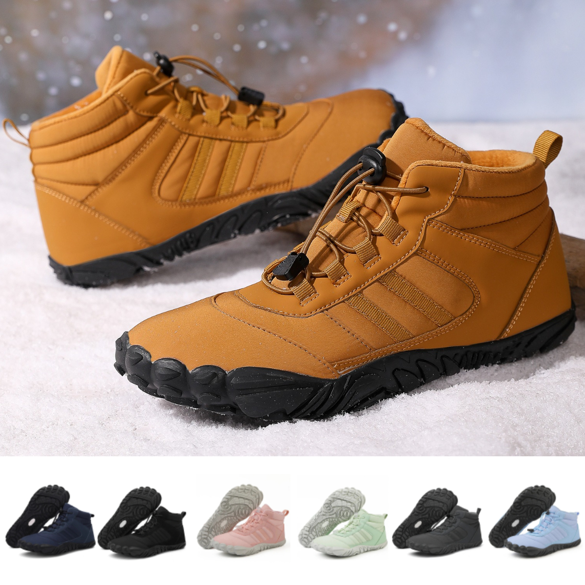 Kasdava - Non-slip & Waterproof Winter Grounding Barefoot Shoes (Unisex)