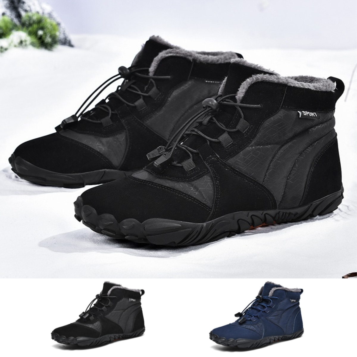 WoollyWalk  - Non-slip & Carbon Fiber Waterproof Winter Barefoot Shoes (Unisex)