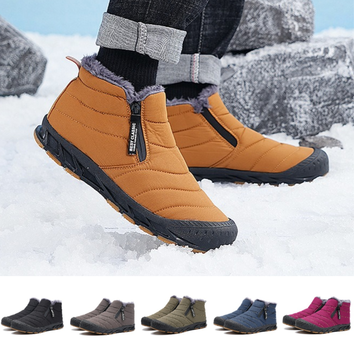 🔥Zermatt- Non-slip & Waterproof Winter Grounding Barefoot Shoes (Unisex)