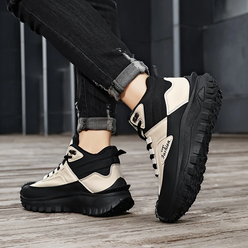 (⏰Limited Time Sale 70% OFF) Men’s Work Hiking Boots – Waterproof, Non-Slip, Puncture and Smash Resistant, Wide Toe, Arch Support – Ideal for Daily Wear and Outdoor Adventures