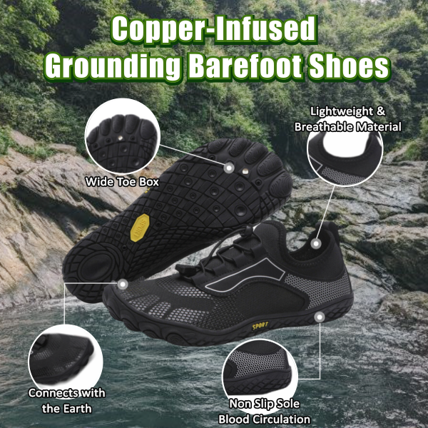 👟Copper-Infused Grounding Barefoot Shoes-Sports（Skin Pro with Copper）