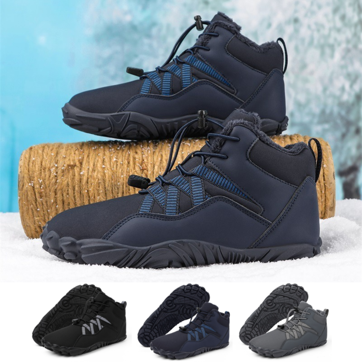 ❄️Carter Elite- Non-slip & Carbon Fiber Waterproof Winter Barefoot Shoes (Unisex)