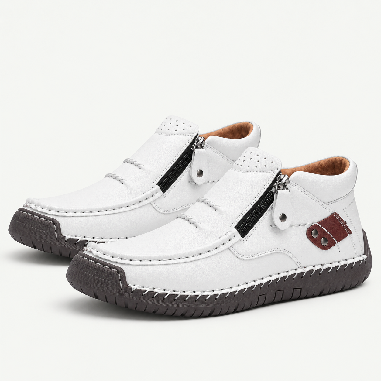 [Copy]🔥2026 Trending Style🔥Premium Handmade Leather Boots for Men | Arch Support & Wide Toe Box | 50% OFF
