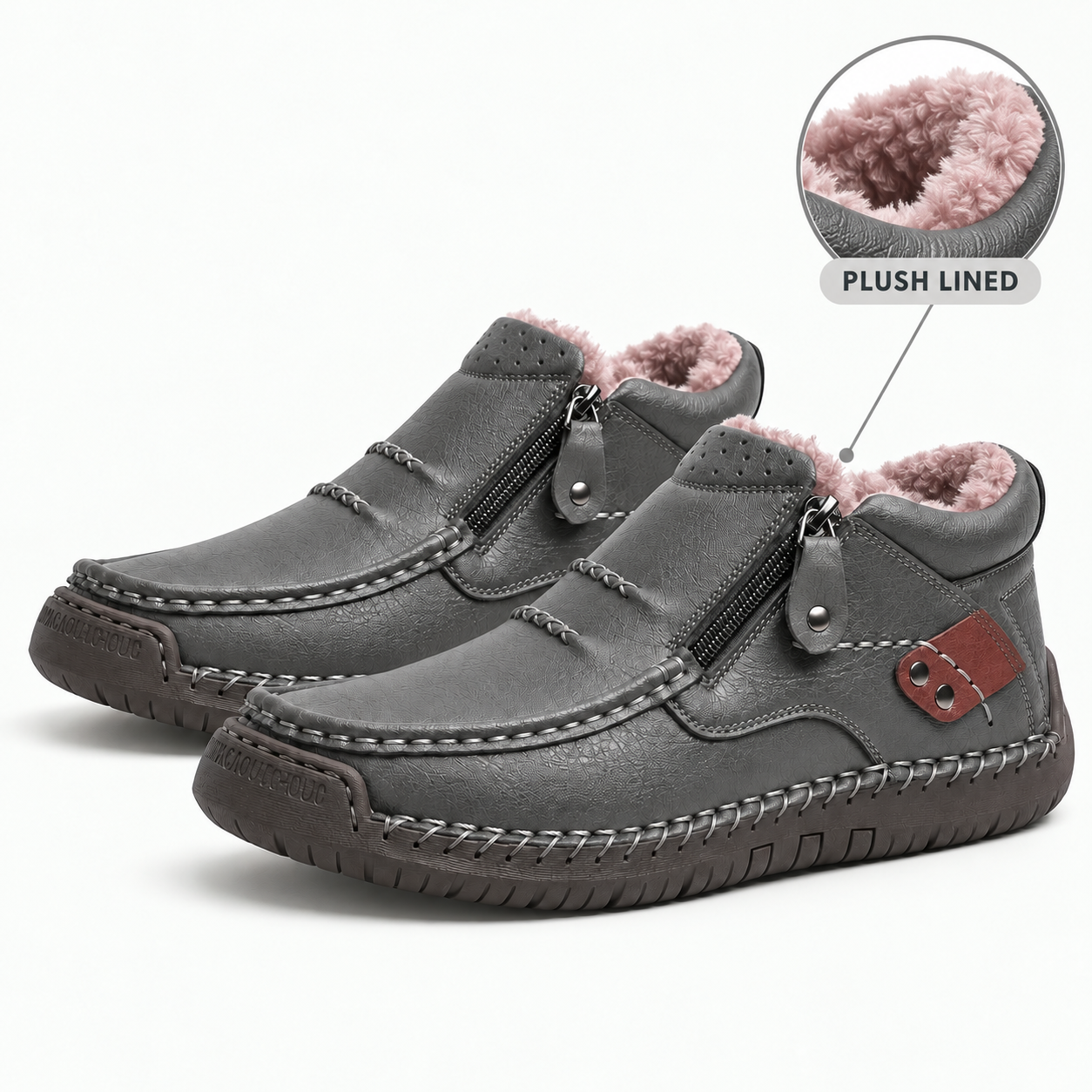 [Copy]🔥2026 Trending Style🔥Premium Handmade Leather Boots for Men | Arch Support & Wide Toe Box | 50% OFF