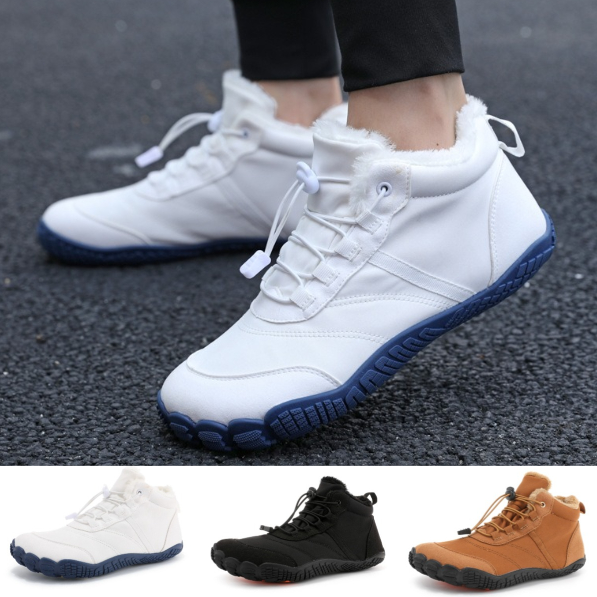 SnowSpirit- Non-slip & Carbon Fiber Waterproof Winter Barefoot Shoes (Unisex)