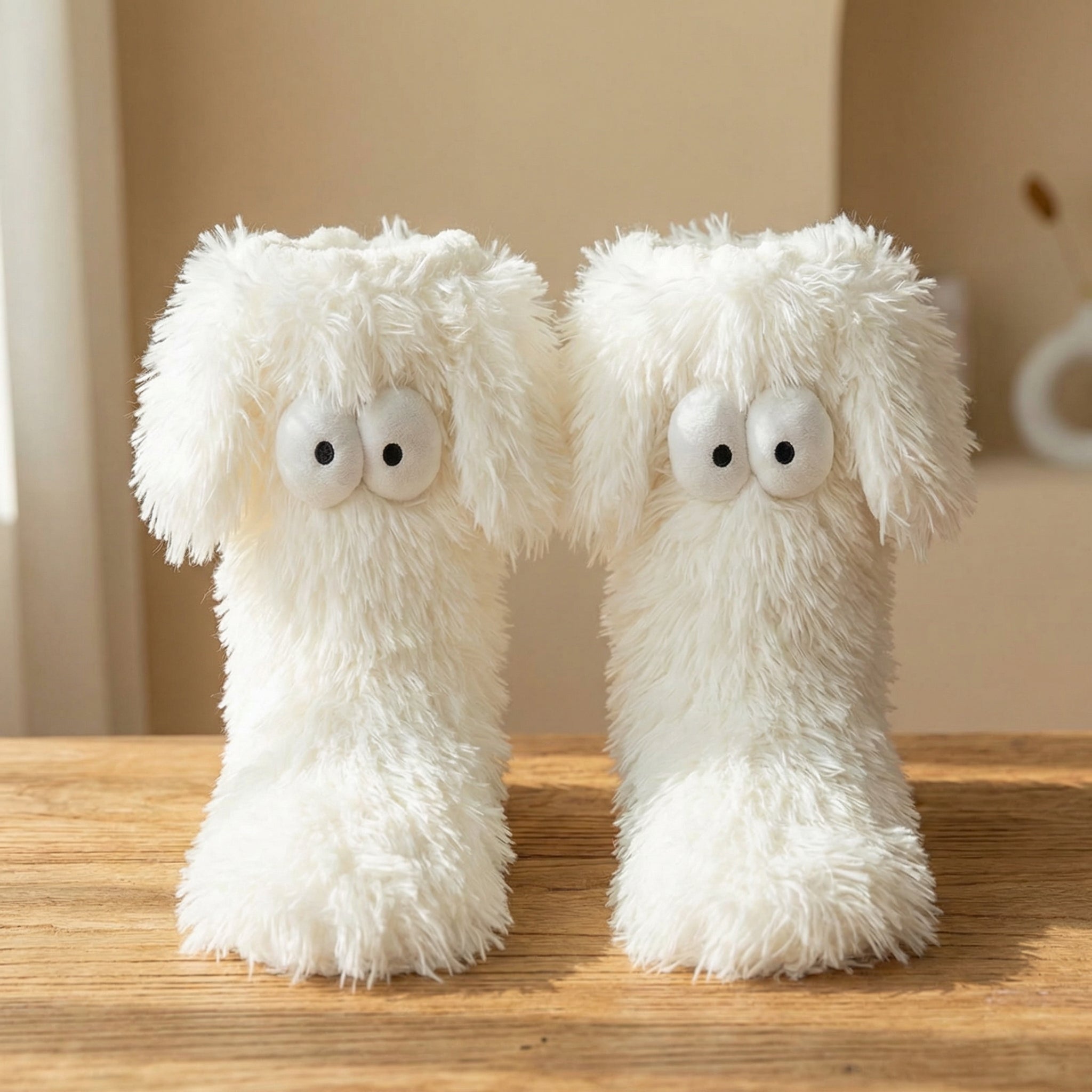 💗LAST DAY SALE 50% OFF⚡50K+ SOLD💕Fuzzlo – Fluffy Monster Home Socks