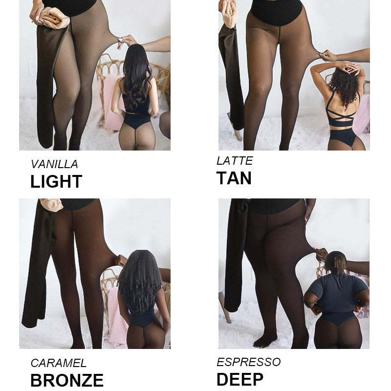 🎄 New Compression Magic Leggings – Fleece-Lined Warmth from XXS to 3XL❄️