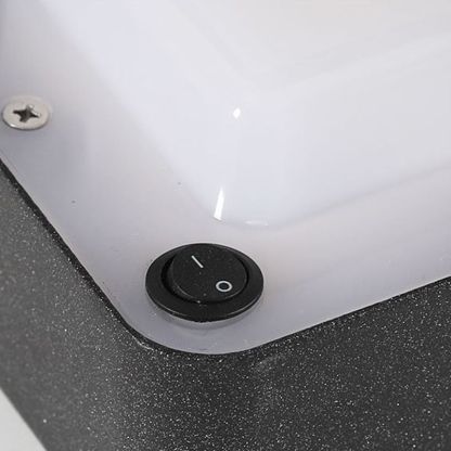 Pena Modern Liten Rektangulär Solcell Metall Akryl LED Gånglampa Utomhus Trädgård