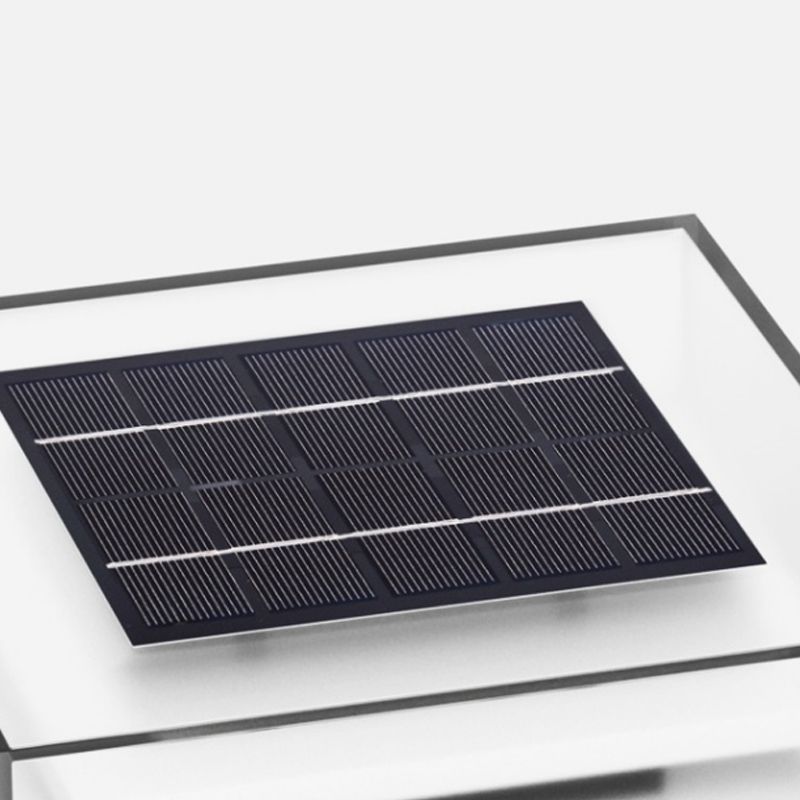 Riley Design Minimalistisk Rektangulär Solcell Metall LED Utomhusbelysning Trädgård