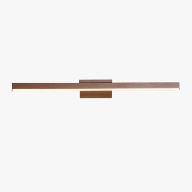 Leigh Modern Snygga Minimalistisk LED Vägglampa Lång Metall Brun Sovrum/Vardagsrum/Matsal