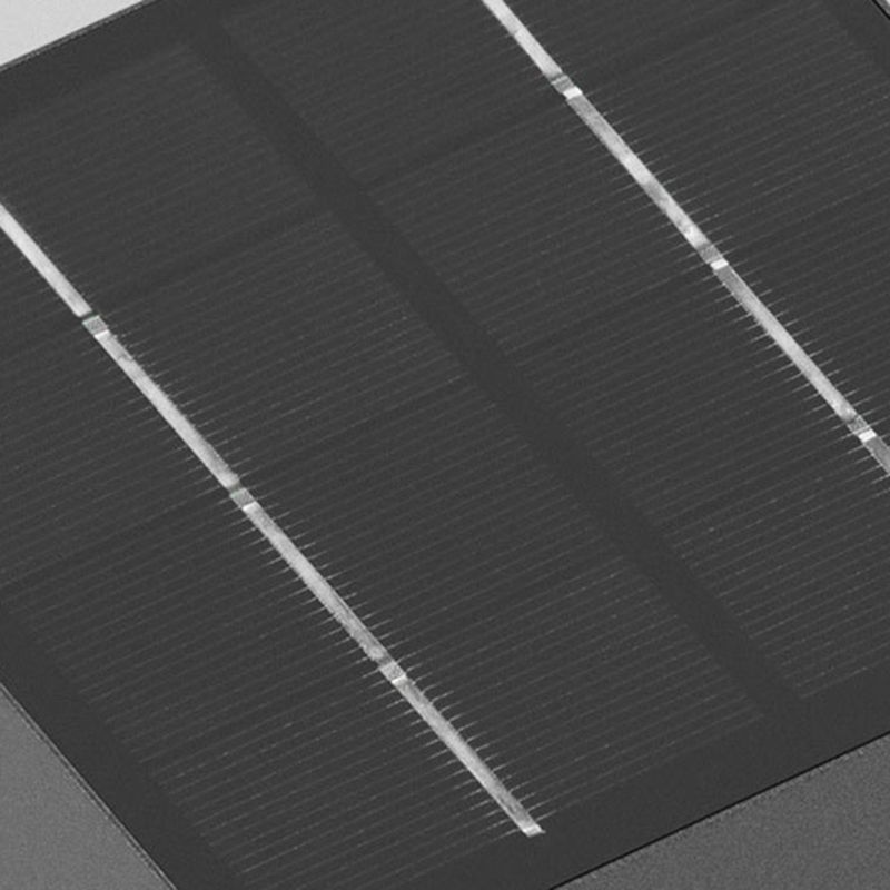 Pena Modern Liten Rektangulär Solcell Metall Akryl LED Gånglampa Utomhus Trädgård