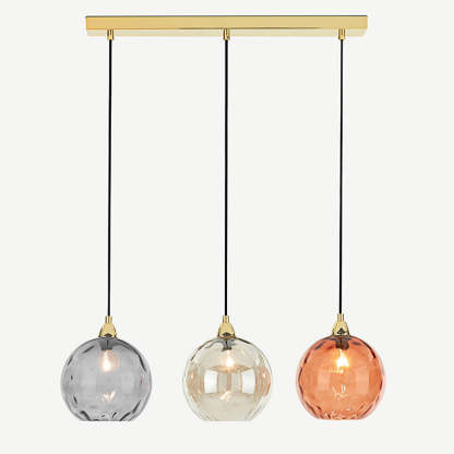 Hailie Färg Glas Pendellampa Klot Vardagsrum/Matsal/Sovrum