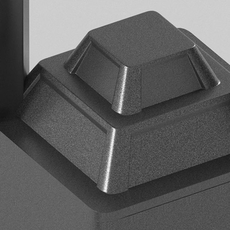 Pena Modern Liten Rektangulär Solcell Metall Akryl LED Gånglampa Utomhus Trädgård