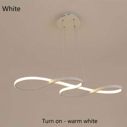 Louise Modern Design LED Pendellampor Musiknot Svart/Vit Guld Järn/Silikonlist Vardagsrum/Sovrum