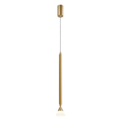 Carr Modern Minimalistisk LED Lång  Pendellampa Metall/Glas Svart/Guld Vardagsrum/Sovrum