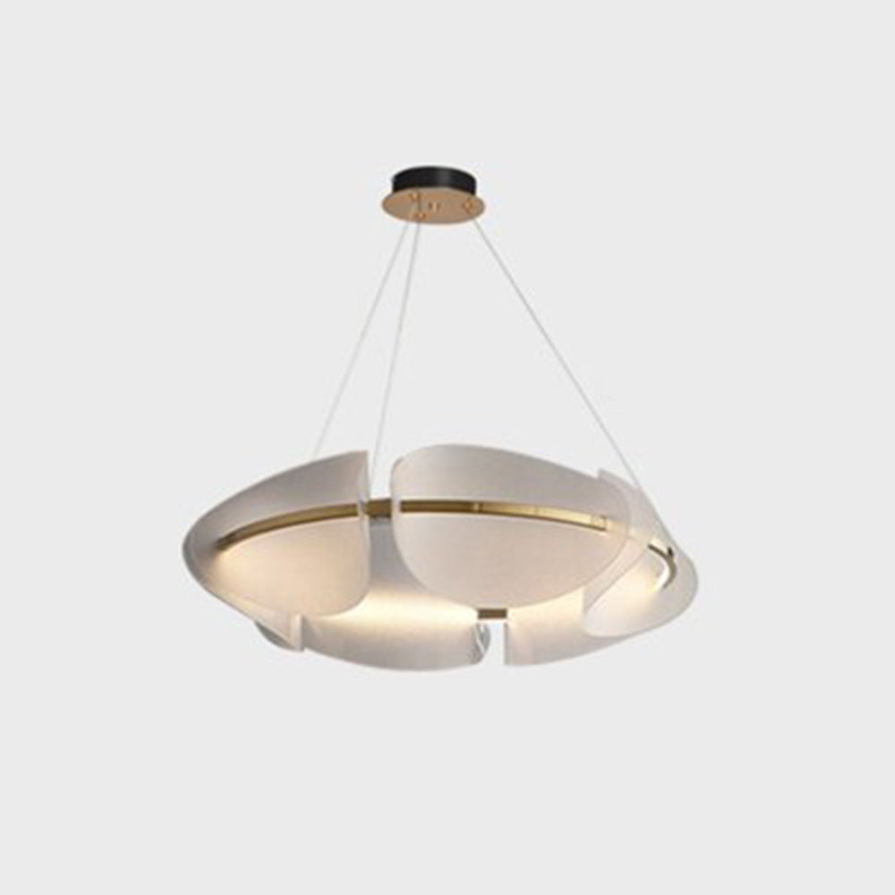 Bella Modern Ring, Modern Design Metall LED Pendellampor, Sovrum/Matsal Guld/Vit