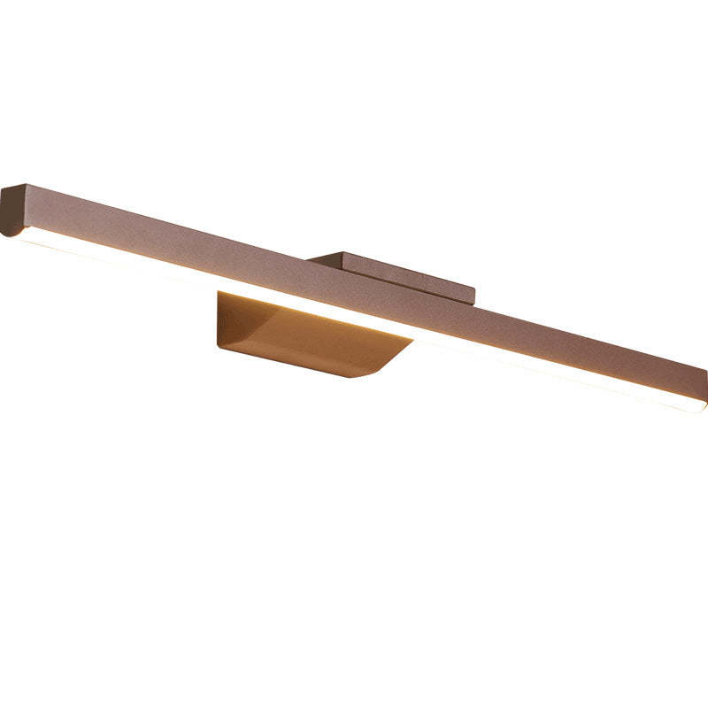 Leigh Modern Snygga Minimalistisk LED Vägglampa Lång Metall Brun Sovrum/Vardagsrum/Matsal