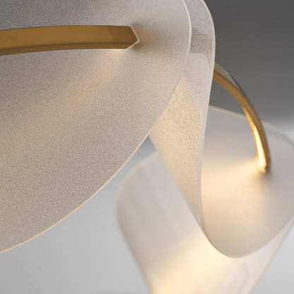 Bella Modern Ring, Modern Design Metall LED Pendellampor, Sovrum/Matsal Guld/Vit