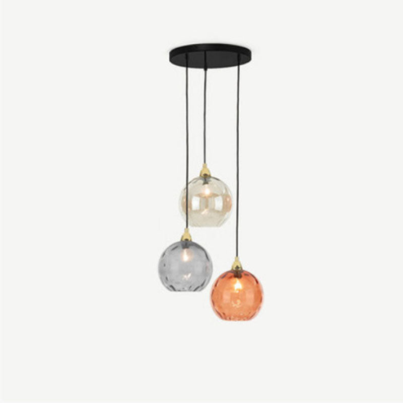 Hailie Färg Glas Pendellampa Klot Vardagsrum/Matsal/Sovrum
