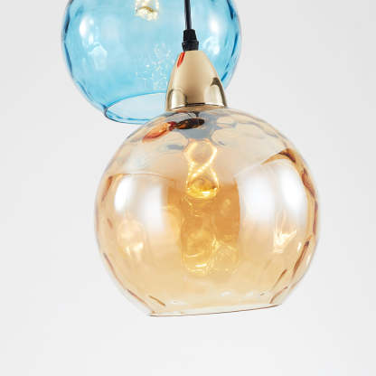 Hailie Färg Glas Pendellampa Klot Vardagsrum/Matsal/Sovrum