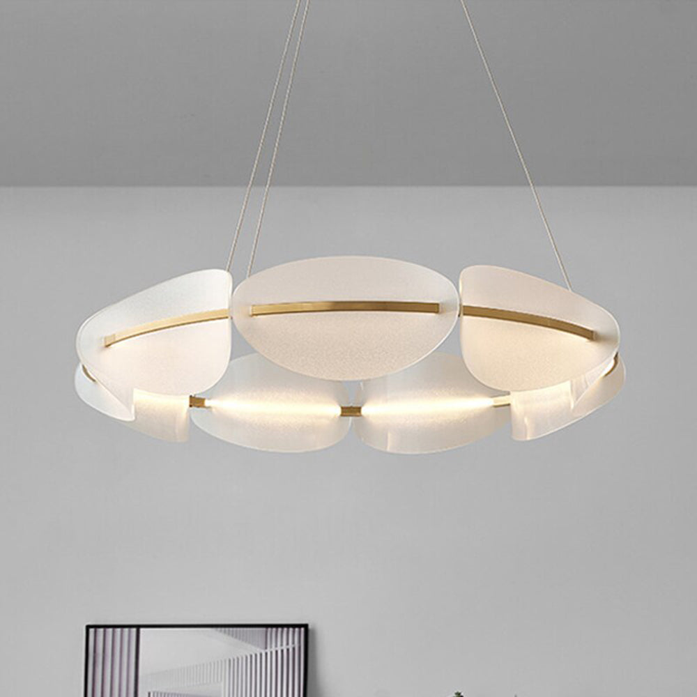 Bella Modern Ring, Modern Design Metall LED Pendellampor, Sovrum/Matsal Guld/Vit