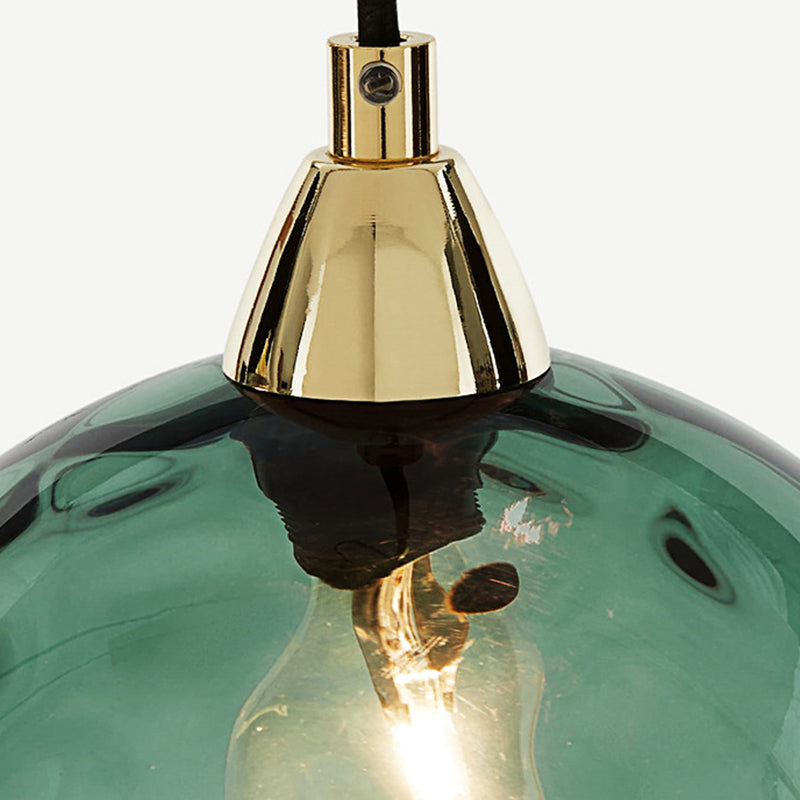 Hailie Färg Glas Pendellampa Klot Vardagsrum/Matsal/Sovrum