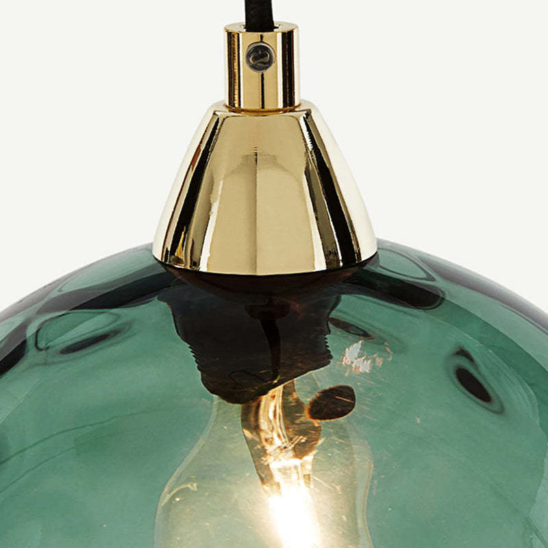 Hailie Färg Glas Pendellampa Klot Vardagsrum/Matsal/Sovrum