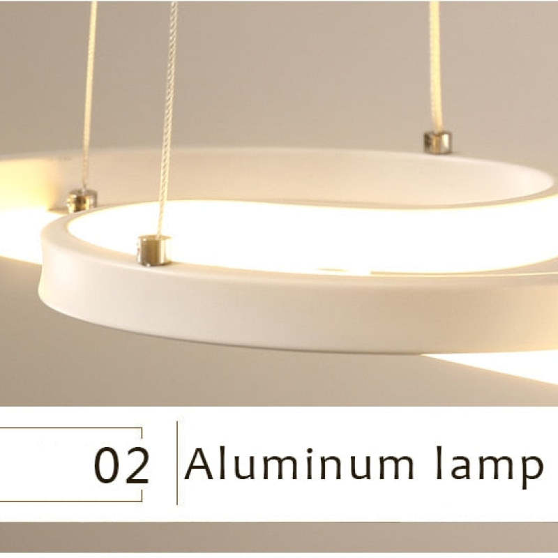 Louise Modern Design LED Pendellampor Musiknot Svart/Vit Guld Järn/Silikonlist Vardagsrum/Sovrum