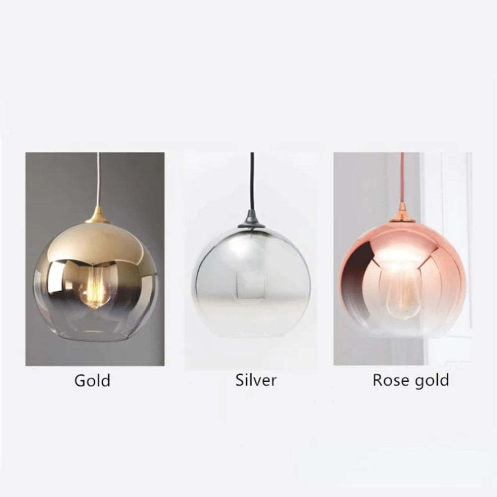 Levy Modern Design LED Pendellampa Guld/Silver/Roséguld Glas Vardagsrum/Matsal/Sovrum