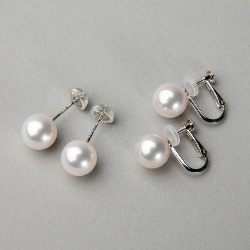 Flower pearl necklace set 8.0-9.0mm -HIGH Quality plus-