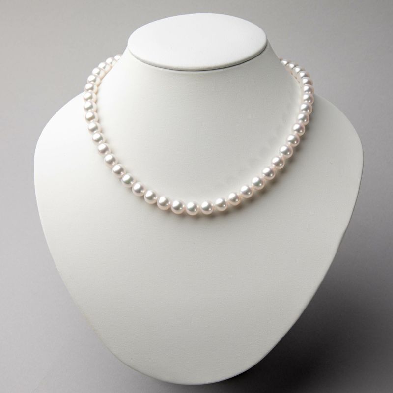 Flower pearl necklace set 8.0-9.0mm -HIGH Quality plus-