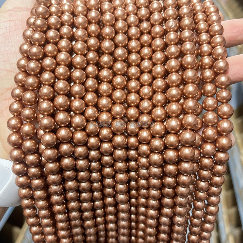 Pearls with holes punched for DIY use