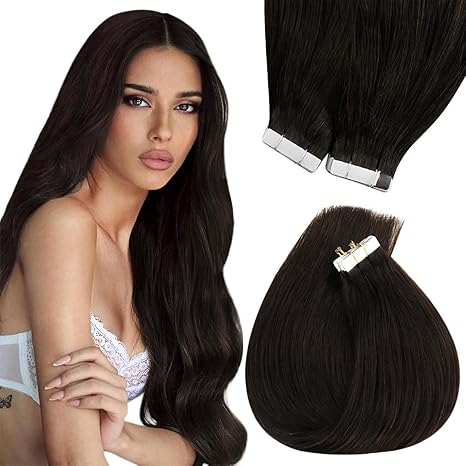 Gecordes Seamless Injected Hand-Tied Invisible Tape In Hair Extension -- 100% VIRGIN HUMAN HAIR / 10 PIECES