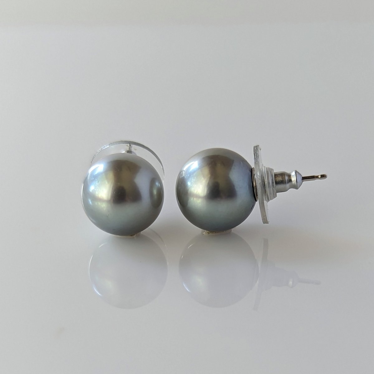 12-13mm Tahitian Pearl Stud Earrings