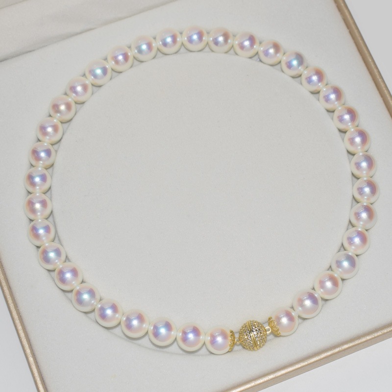 Tennyo Rainbow Akoya Pearl Necklace