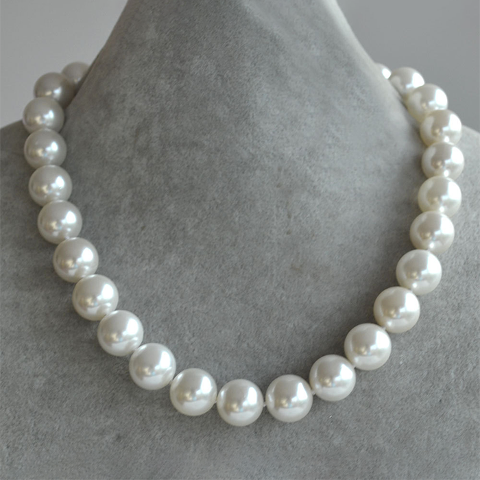 AAAA White South Sea Pearl Necklace