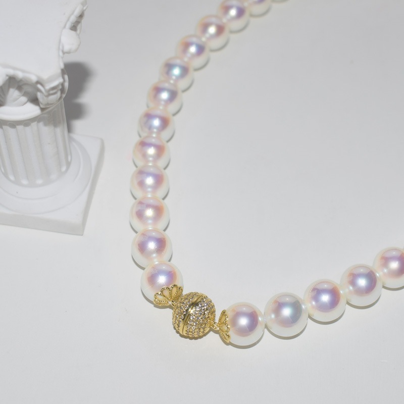 Tennyo Rainbow Akoya Pearl Necklace