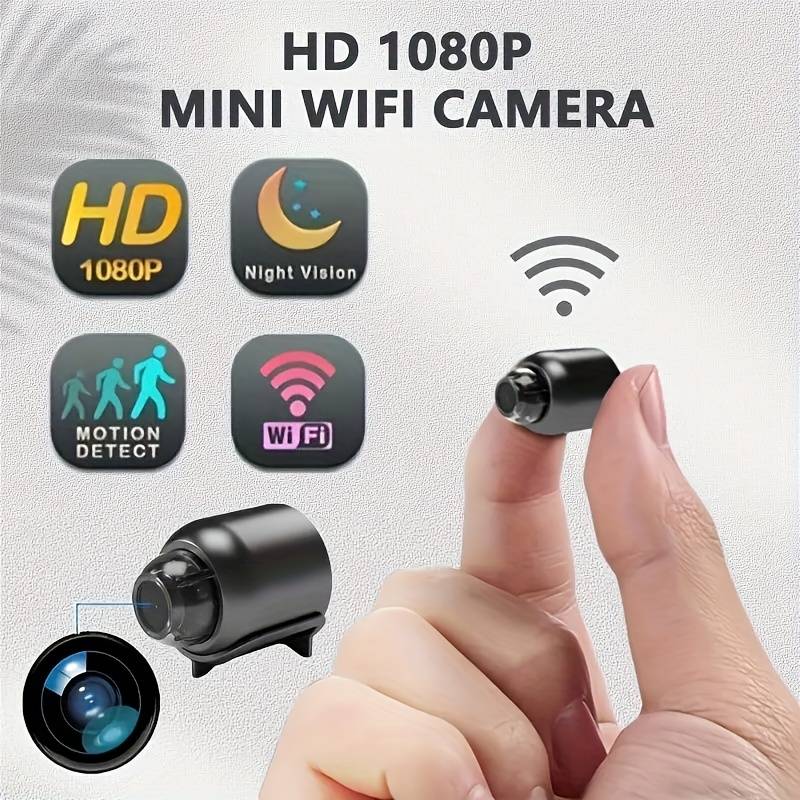 HOT SALE🔥 1080P HD Mini Wifi Camera Wide Angle 70% off Flash Sale - Night Vision Included