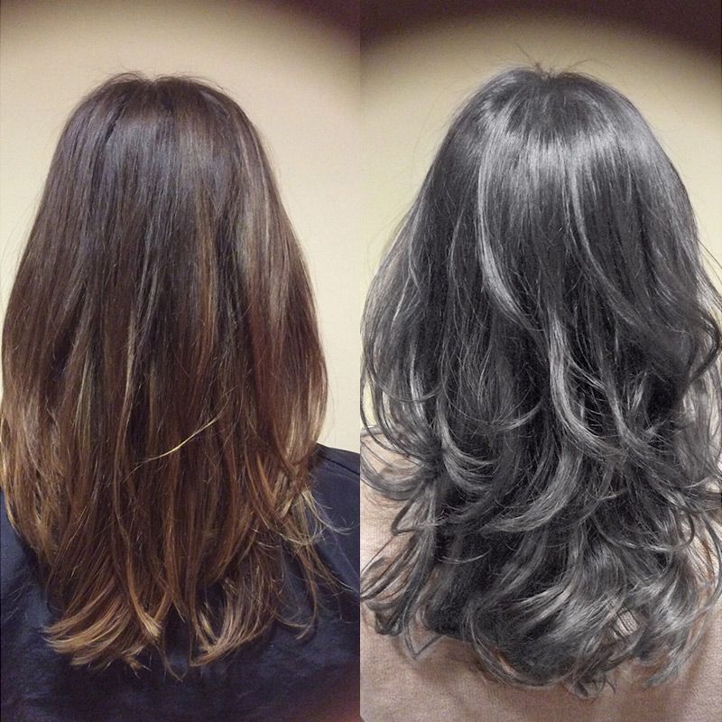 Silver-Grey & Smoke Hair Color Cream Kit