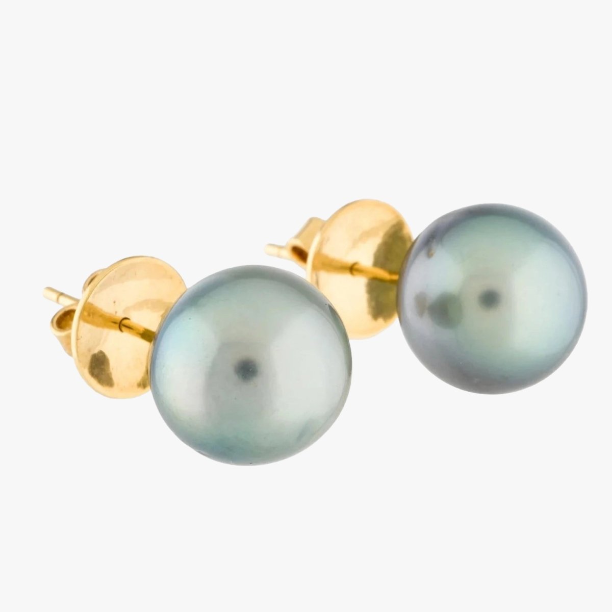 13-14mm Tahitian Pearl Stud Earrings
