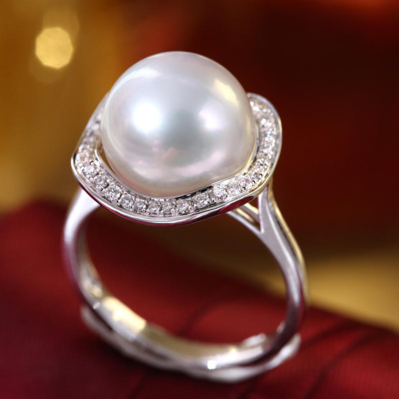 Halo Pearl Jewelry 4Pcs/Set - AAA Pearl Diamond