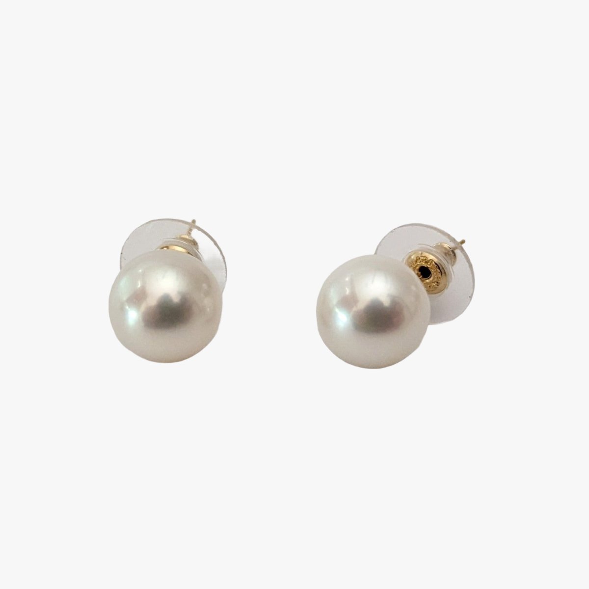 10-11mm White South Sea Pearl Stud Earrings