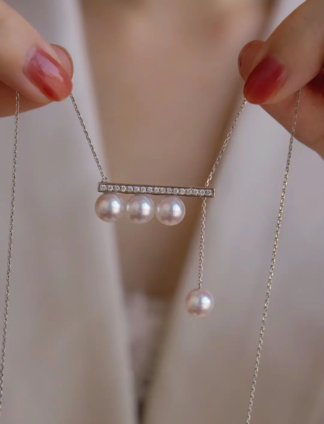 Avyanna Pearl Necklace | 24k Gold Plated