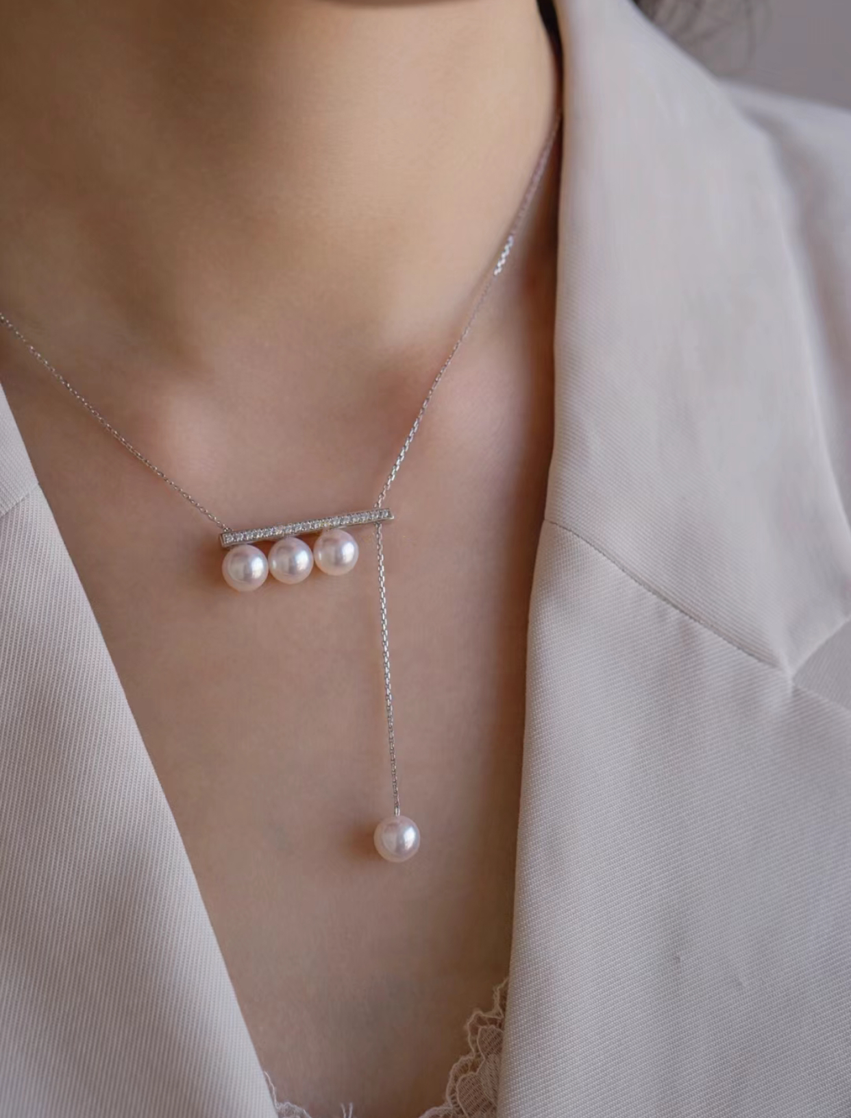 Avyanna Pearl Necklace | 24k Gold Plated