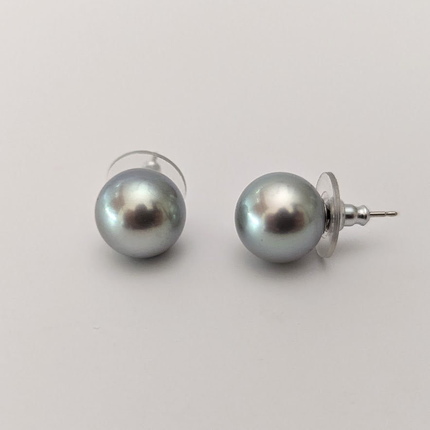 12-13mm Tahitian Pearl Stud Earrings
