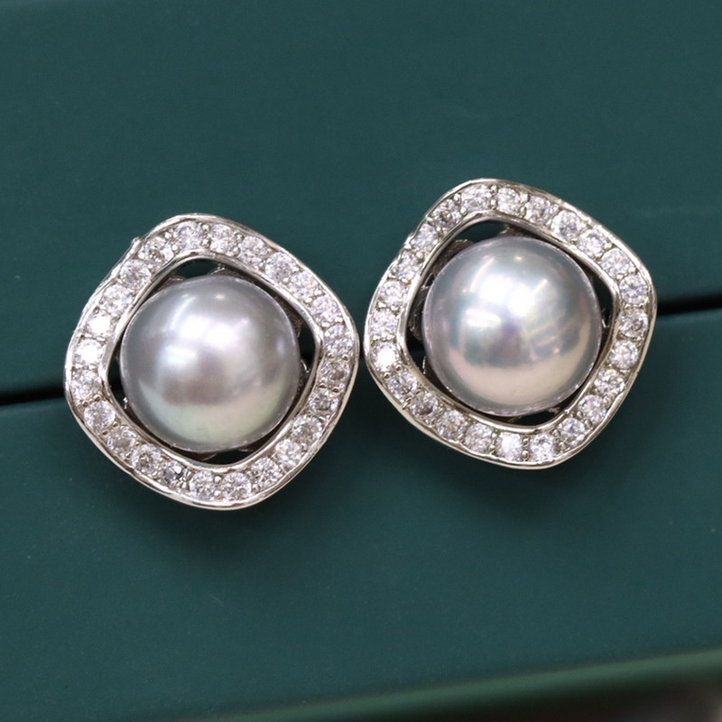 Halo Pearl Jewelry 4Pcs/Set - AAA Pearl Diamond