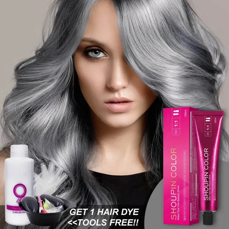 Silver-Grey & Smoke Hair Color Cream Kit