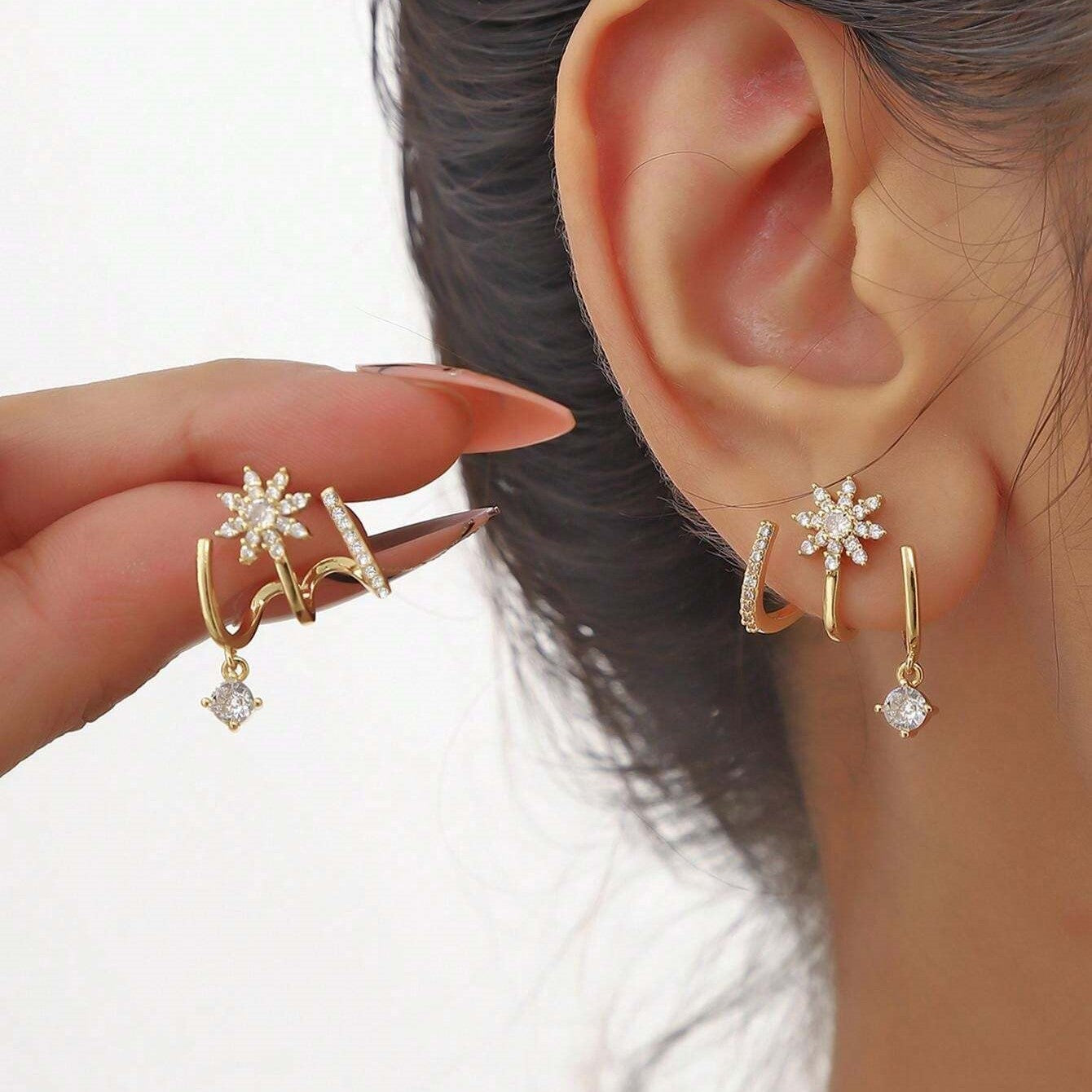 Stylish claw-shaped earrings 🎁 Buy 1, get 1 free!